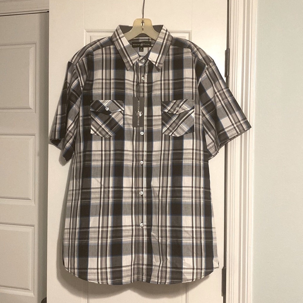 New Polo Club Button Up Short Sleeve